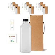 Square Dutch Pet 1000 1000ml+黑帽+貼紙LB10套組, 10組