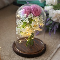 玻璃燈罩小夜燈 一般款 L號, 棕色