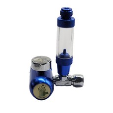 Rimpet Aqua藍色CO2調節器 泡泡計數器 22mm, 1個