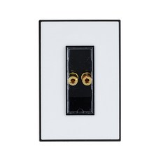 TILINS 香蕉插座 1孔插座 黑白色, 1個