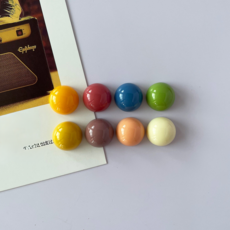 恩熙魔法 可愛多用途亮面混合冰箱磁鐵8件組, 混合色