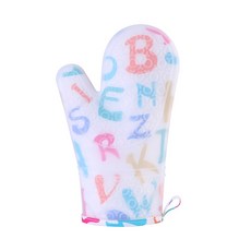 Leumiho 矽膠加厚隔熱手套, 07 長邊文字 單入, 1個