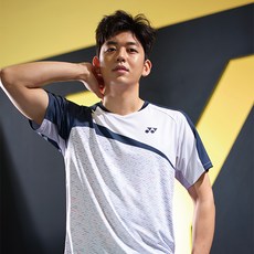 YONEX 男款羽毛球短袖T恤 213TS003M
