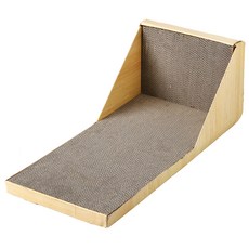 MR.CHUCHU 寵物貓壁掛式貓抓板, 1個, 原木色