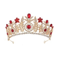 自助婚禮 皇家新娘皇冠 dds708, 紅色, 1個