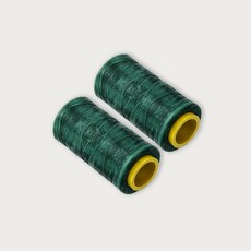 初學者適用編織蠟線 1mm*220m, 深綠色, 2個