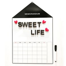 LifeSweet冰箱磁鐵日曆月曆板+磁性筆+微型SWEET LIFE套裝