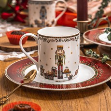 韓國陶瓷聖誕 Frauna 堅果餅乾馬克杯 380 ml, 混色, 1個