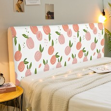 마켓A 플라워페인팅 침대헤드커버, CTZ2403, 1개