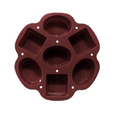 Ocu矽膠模具 7格, 單色, 1個