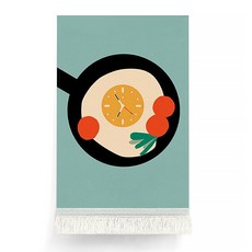 마켓A 홈리 하우스 일러스트 하프커튼