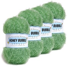 Knitt 蜂蜜泡泡菜瓜布編織線 90g + 免費圖稿組合, 28號靛綠色