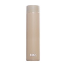 klina 口袋型不鏽鋼保溫瓶, 米色, 200ml, 1個