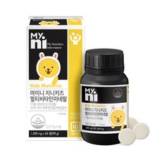 Myni 綜合維他命礦物質錠片, 60顆, 1瓶