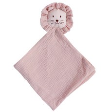 아카시아봉봉 사자 애착 손수건, 핑크, 1개