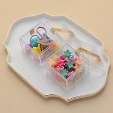 HANNAL RIBON 女孩童髮圈 10入+迷你髮夾 35入