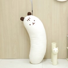 베베누보 뽀글이 플리스 겨울 아기 바디필로우, 다람이