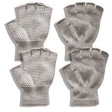 正直主婦防滑普拉提斯瑜珈手套雙手穿戴 2組, 灰色