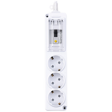 보코 고용량 4000W 누전차단용 멀티탭 3구, 1.5m, 화이트, 1개 1.5m, 화이트, 1개
