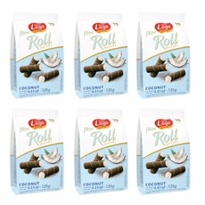 Gastone Lago 迷你夾心捲 椰子風味, 6袋, 125g