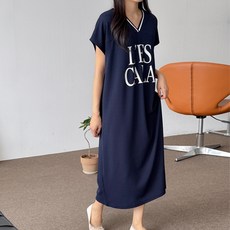 BONBONSTORY La S Culla V領孕婦洋裝