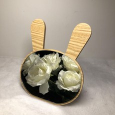 Usewin木架化妝台鏡子兔, 混合顏色