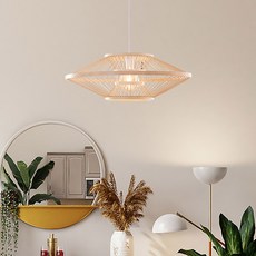 히트조명 플라토 1등 펜던트 조명 D60030A, 우드