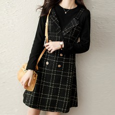 LUNA GIRL Jelliang 一體式連身裙, 黑色