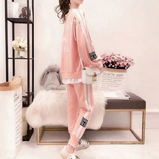 Goodif 女性線條撞色層次感運動上衣下著套組