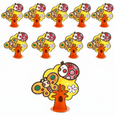 Honeypompom 箔畫藝術 昆蟲 樹木 秋季手作 美術套組 森林體驗 課後學習 Nulbom 套組, 混合顏色, 10套