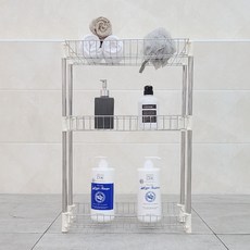 長腿廁所洗衣房不銹鋼浴室架置物架類型 3 步, 混色, 1組