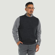 Five X-Large 男士寬鬆版圓領針織背心