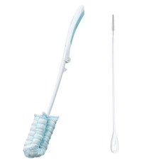 mameita 摺疊杯海綿 + 吸管清潔刷組, 1套, 混色