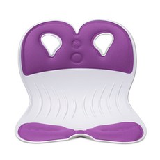 Chair Club 護腰美姿椅墊, 白色 紫色
