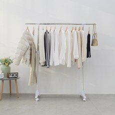 可移動衣架, 白色