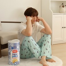 디즈니 프리미에팜 남성용 피치기모 파자마 하의