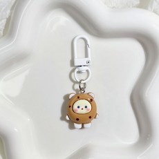 도림 핑거푸드 미니 자동차 키링, 1개, 쿠키