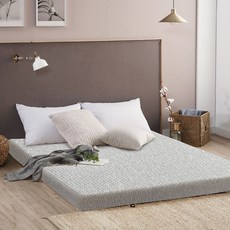 리브맘 메모리폼 달콤매트리스 토퍼, 그레이, 11cm