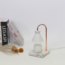 Harmony Raum大理石定時迷你融蠟燈, 白色