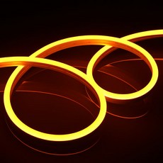 LED 12V 霓虹軟燈條, 黃色