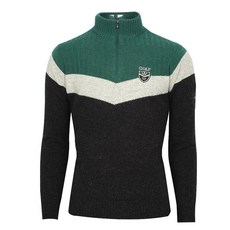 GLENECHO 男士半拉鍊針織 T恤 GES20106