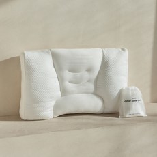 LAVIKIT 兒童護頸枕 + 枕套組, 白色