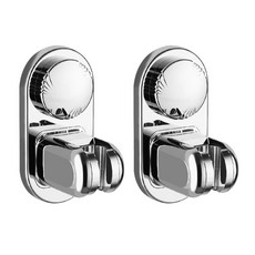 LIVINGiF 3段角度吸盤式蓮蓬頭支架 06 鉻色, 2個