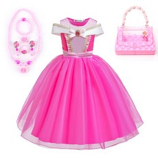 Nrkiz Wow Kids 奢華公主裙 + 4 款首飾 + 包