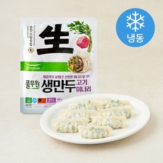 풀무원 생만두 고기미나리 (냉동), 400g, 1개