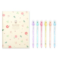 6 支軟卷筆刀 + 動物花園現金簿套裝, 隨機發貨（現金簿）, 1套