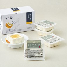 한둘 연두부 125g x 6개입 + 유자간장소스 8g x 6개입 세트, 1세트