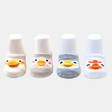 HI BABY CLUB 動物造型踝襪 4入