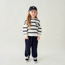 마리앤모리 투웨이 스트라이프 상의 + 하의 세트