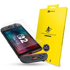 HODA 好貼 全透明高透光9H鋼化玻璃保護貼 適用 Nintendo 任天堂 Switch 2, 1個, 透明色, 011-189WT202
